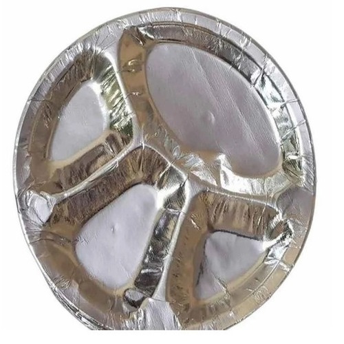 Silver Foil Paper Plates - Feature: Lightweight