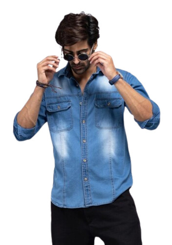 Denim Shirts - Color: .