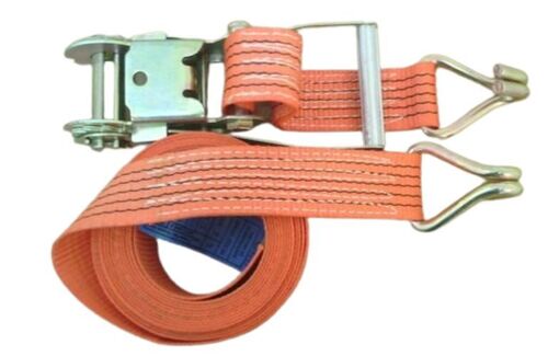 Ratchet Lashing Belt - Heavy Duty Orange | Durable, Weather Resistant, Adjustable Length, Sturdy Ratchet Mechanism, Shock Absorbing, Corrosion Resistant, Easy to Tighten