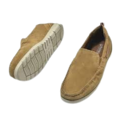 Tan Leather Loafer Shoes