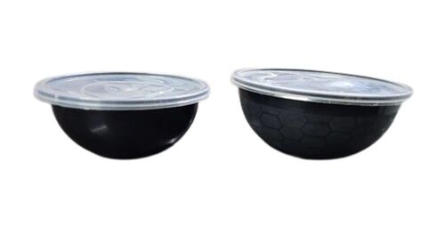 Plastic Food Containers - Color: Black