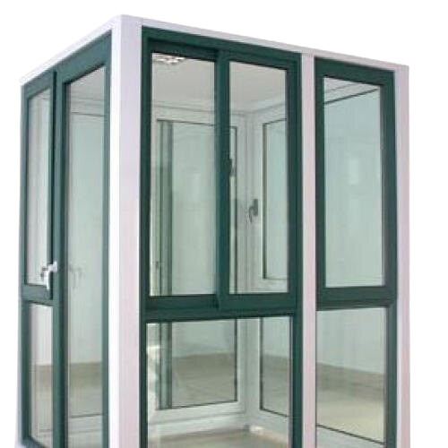 Hinged Aluminum Door Partition - Color: Any