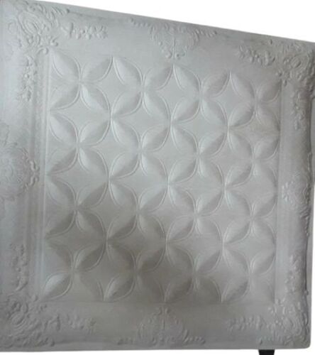 Leather Padding Wall - White Square Design | Soft Cushioning Stylish Appearance Durable Leather Noise Reduction Comfortable Support Versatile Use