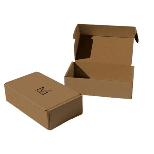 Mono Cartons - Paper Material, Standard Size, Brown Color | Moisture Resistant, Glossy Lamination, Lightweight, Eco-Friendly, Biodegradable, Recyclable