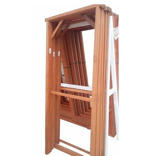 Wooden Door Frame - Open Style: Automatic