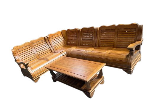 Wooden Sofa Set - Color: Na