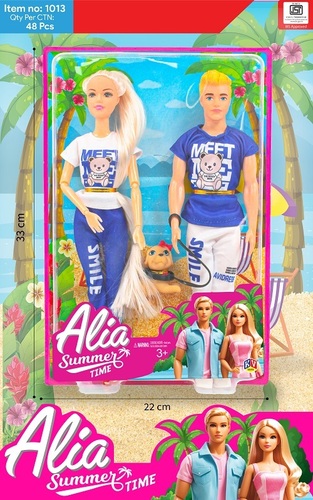 1013 11 Inches Alia Doll Summer Time - Couple Doll