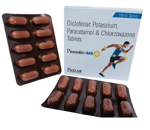 Diclofenac Potassium Paracetamol Chlorzoxazone Tablets