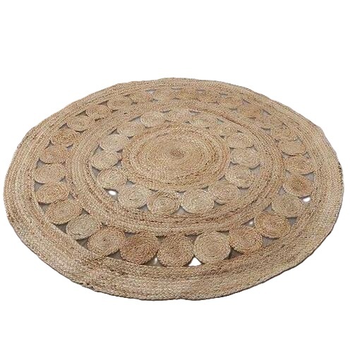 Natural Jute Carpet - Fabric Type: Cotton