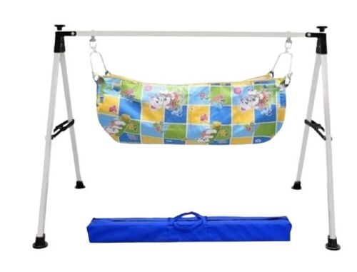 Steel Square Baby Cradle - Color: Any