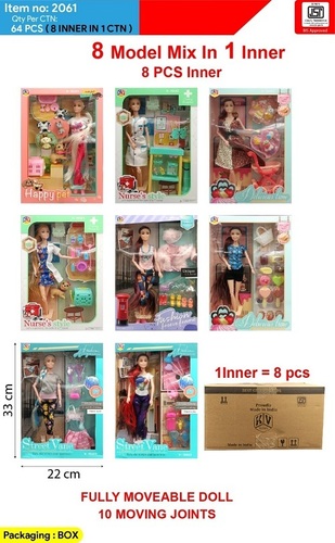 2061 11 Inches Alia Doll Includes 8 Models