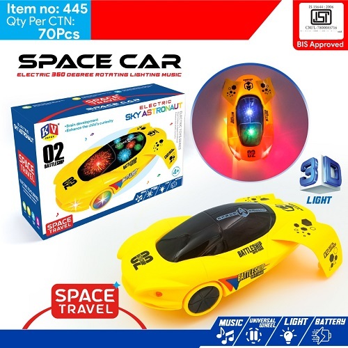 445 Bump and Go Space Car With Light And Music