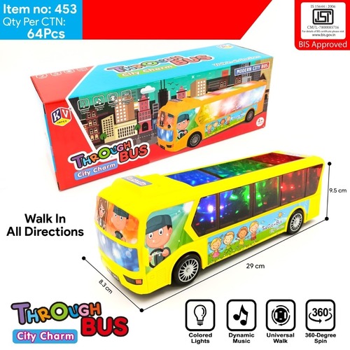 453 Bump and Go City Charm Bus With Light And Music