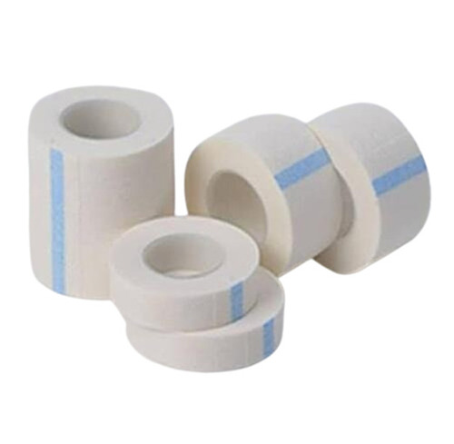 Surgical Tape - Non Woven Standard Size Waterproof White Medical Tape | Disposable Easy to Use Single Sided Acrylic Adhesive