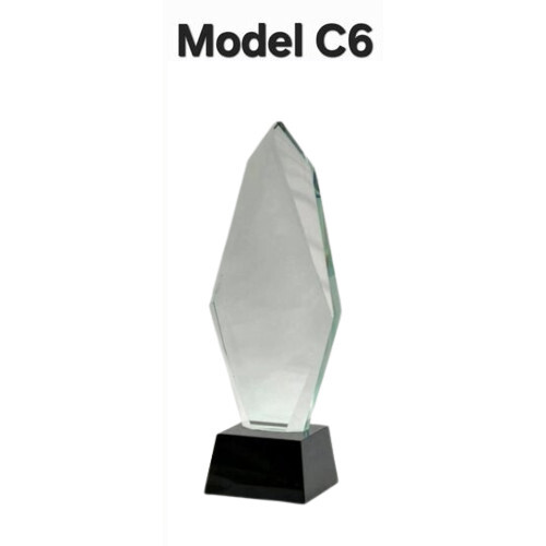 Unique Crystal Trophies - Size: Standard