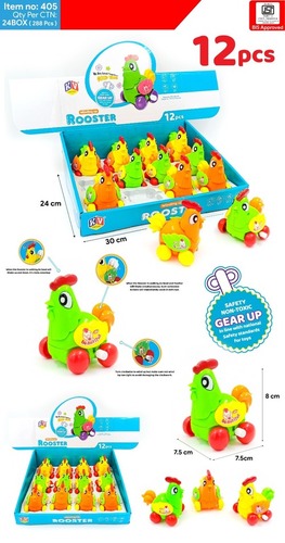 12 Pcs Rooster Hen Toy