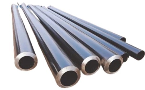 Mild Steel Seamless Pipe - Thickness 4-5 mm, Nominal Bore 0.5 Inch, Black Finish | Suitable for Chemical Fertilizer, Oil Applications, with Metal Pipe Cap End Protector