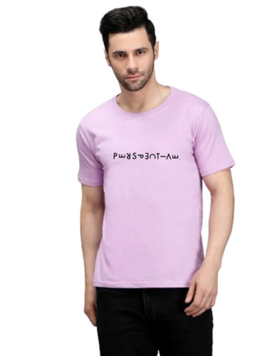 Men Printed Cotton T Shirt  - Color: .