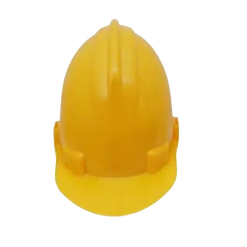 Yellow Safety Helmet - Material: Plasti