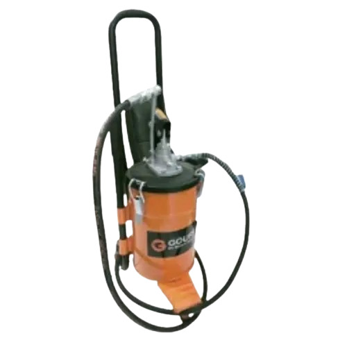 Bucket Manual Grease Pump - Color: Orange