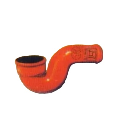 Cast Iron P Trap - Color: Black