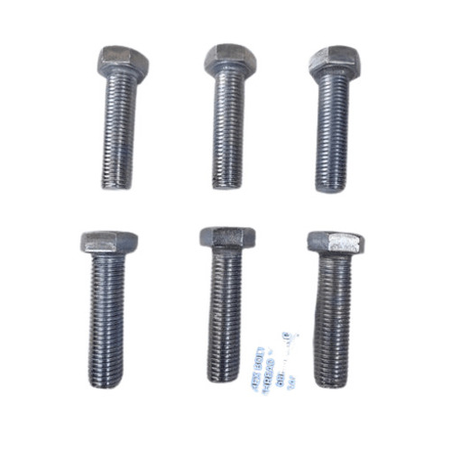 Full Thread Hex Bolt - Stainless Steel, Standard Size, Silver Color , Galvanized Finish, Lightweight & Ruggedly Constructed, Corrosion Resistant