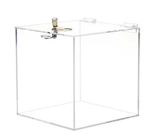 Clear Acrylic Box - Customized Size, Square Shape | Elegant Design, Lightweight, Perfect Finish for Gift Packaging