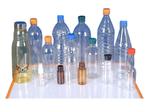 Drinking Water Pet Bottle - Plastic, Standard Size, Transparent | Lightweight, Easy to Carry, 100% BPA Free, Leak and Crack Resistant