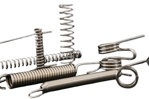 Compression Spring - Stainless Steel, Customized Size, Silver Color | Durable, Fine Finished, Polished Surface, Spiral Style, Industrial Usage