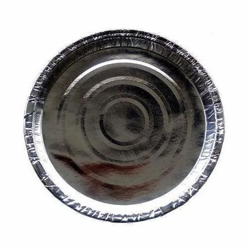 Disposable Silver Paper Plate