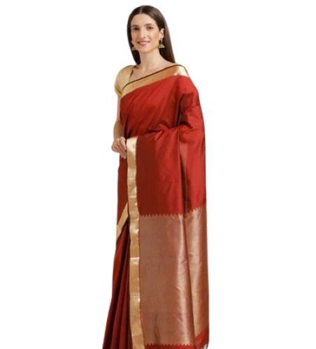 Silk Red Saree