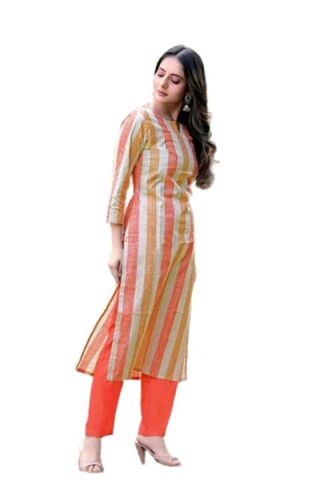 Designer Ladies Cotton Kurti Set