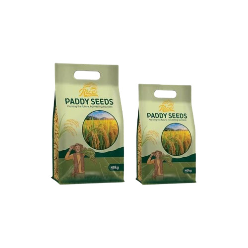 Paddy Seeds Packaging Pouches - Material: Plastic