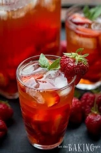 Strawberry Ice Tea Premix