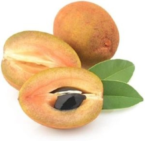 Fresh Sapota - Red, Sweet, Good Source of Fibres and Vitamins | Greenhouse Cultivated, Non-Peeled, Glutinous, BQF Freezing Process