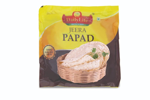 Jeera Masala Papad - Food Grade: Yes