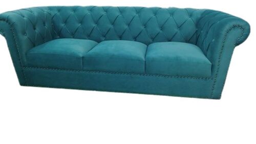 Velvet Three Seater Sofa Set - Cover Material: .