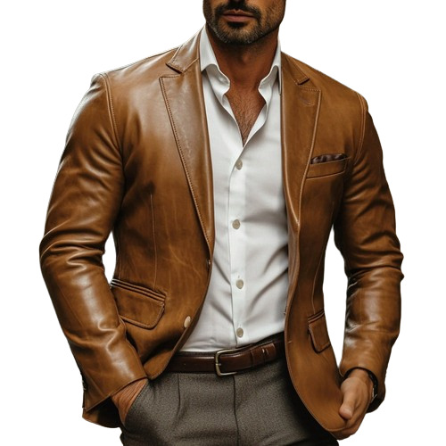 Pure Leather Jacket - Color: All