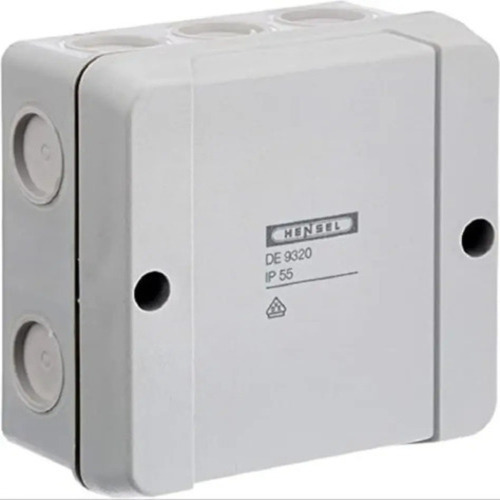 Square Junction Box - Color: White