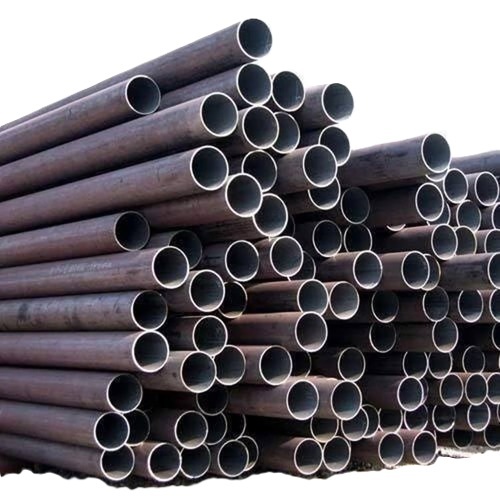 Mild Steel Round Pipes - 9 Meter Length, Metallic Grey Color, Hot Rolled, Leak Proof, Rust Resistant Surface Treatment