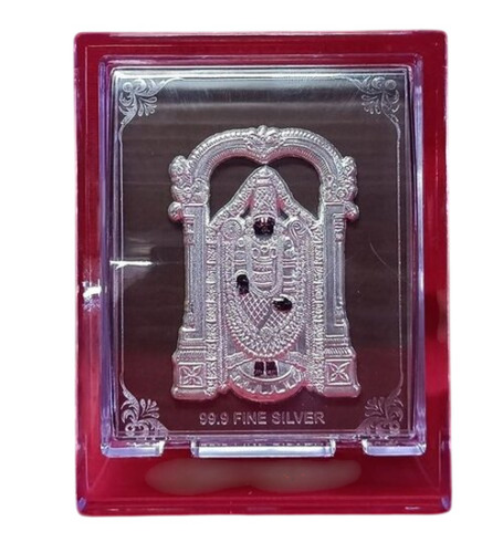 Silver Lord Balaji Statue - Material: Metal