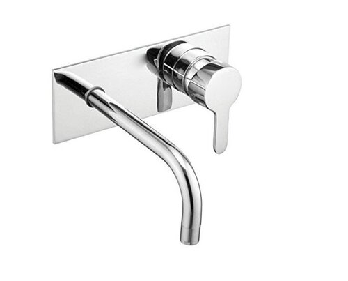 Wall Mount Basin Mixer - Color: White