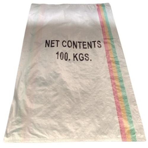 Printed Hdpe Sacks - Aluminum Material, 100 Kg Storage Capacity, White Color | Eco-Friendly, High Quality, Moisture Proof