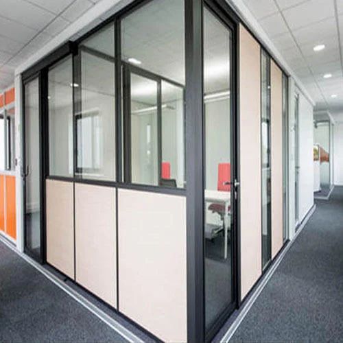 Aluminium Partition Door - Application: Office
