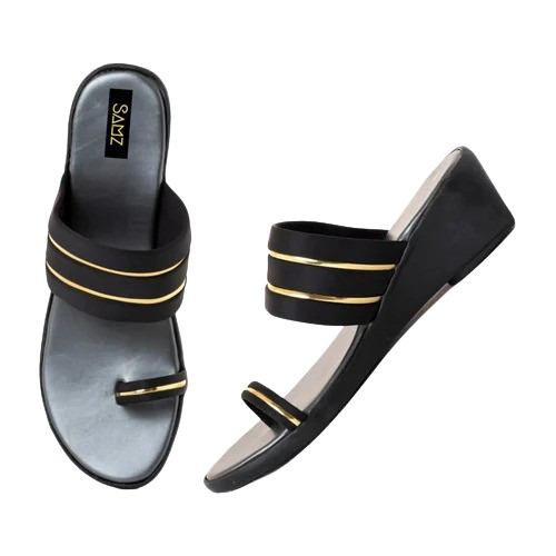 Black Ladies Sandal - Color: All