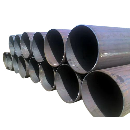 Erw Pipe - Carbon Steel, Customized Size | Round Shape, Butt Fusion Connection, Manual Polish Finish, Durable Quality, Ideal for Architectural and Boiler Applications
