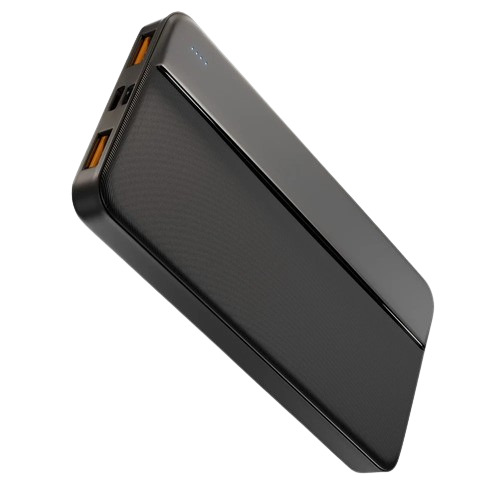 Power Bank - Heavy Duty Metal Body, Grey Color | 4 Hours Battery Backup, 1 Year Warranty