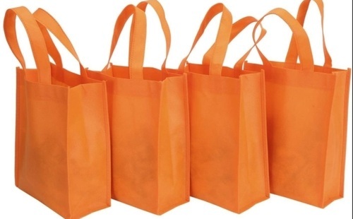 Shopping Paper Bag - Color: Orange