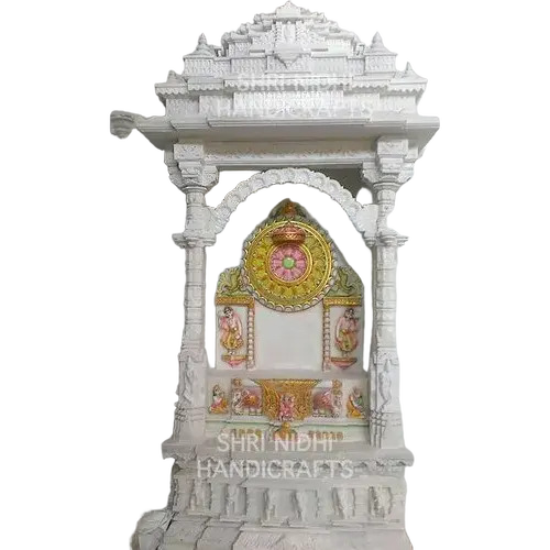 White Marble Jain Temple - Height: .