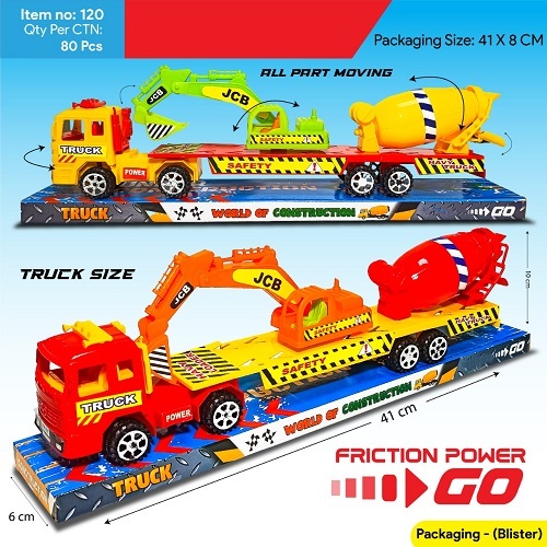 120 Friction Power Truck Set